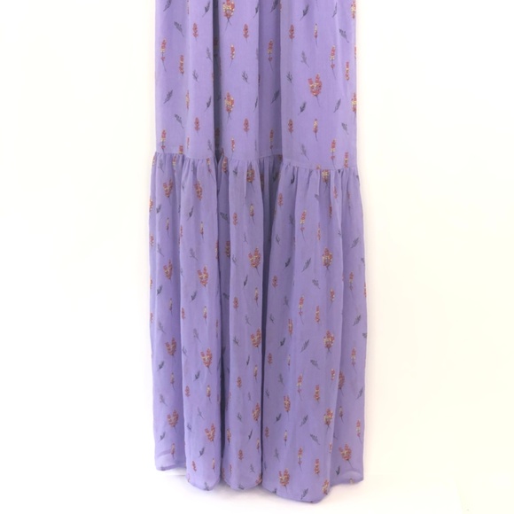 NWOT RENAMED Tashsa Ruffled Floral Maxi Dress #RR2 - Picture 6 of 8